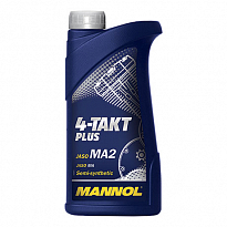 MANNOL TP10166 П/синт. моторное масло 4-Takt Plus SAE 10w40 1л 1/20шт. 1400